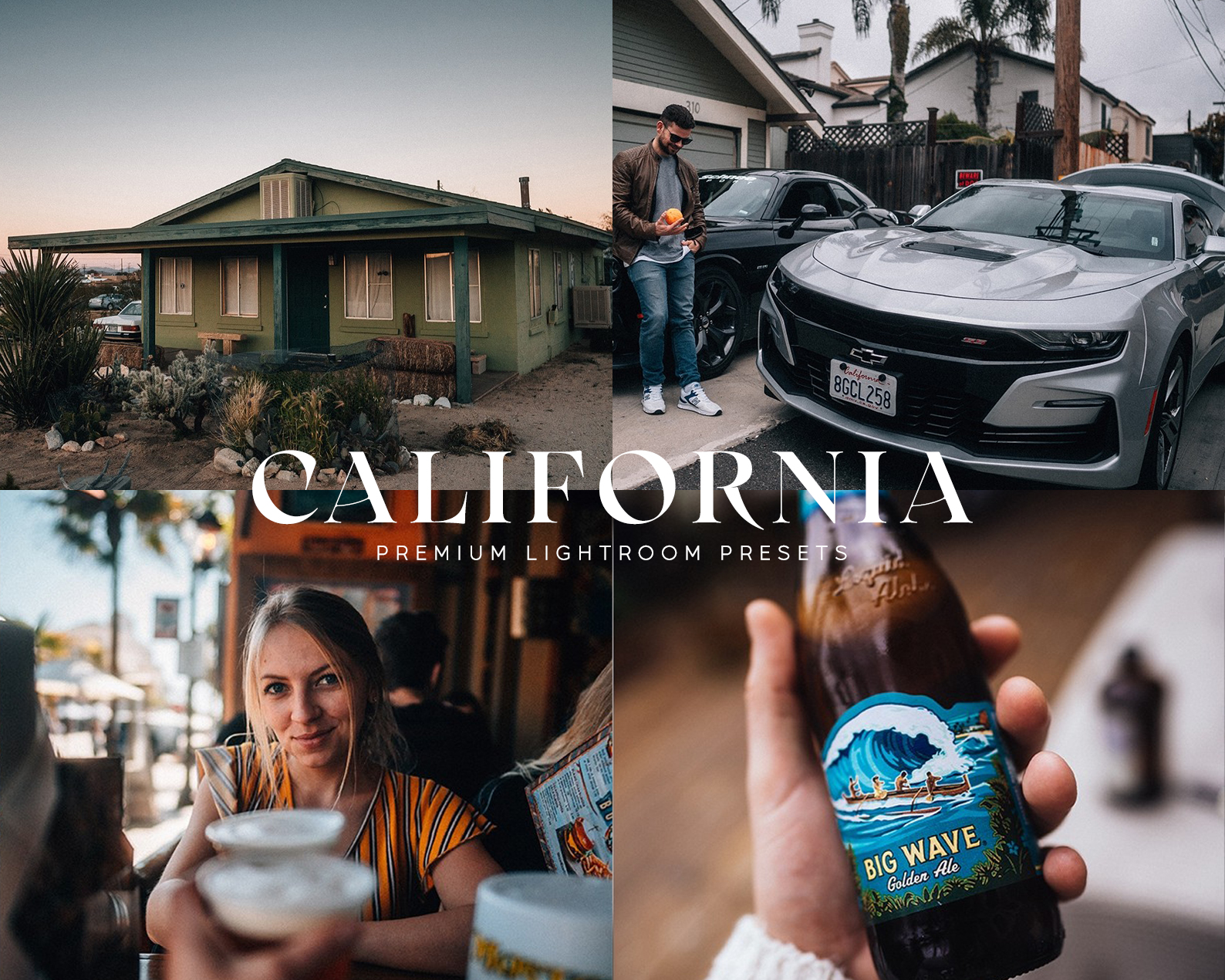 Gói Presets 11 Tone Màu Film Lấy Cảm Hứng Từ Du Lịch California (CUBE, XMP/ACR, DNG) 1 CALI