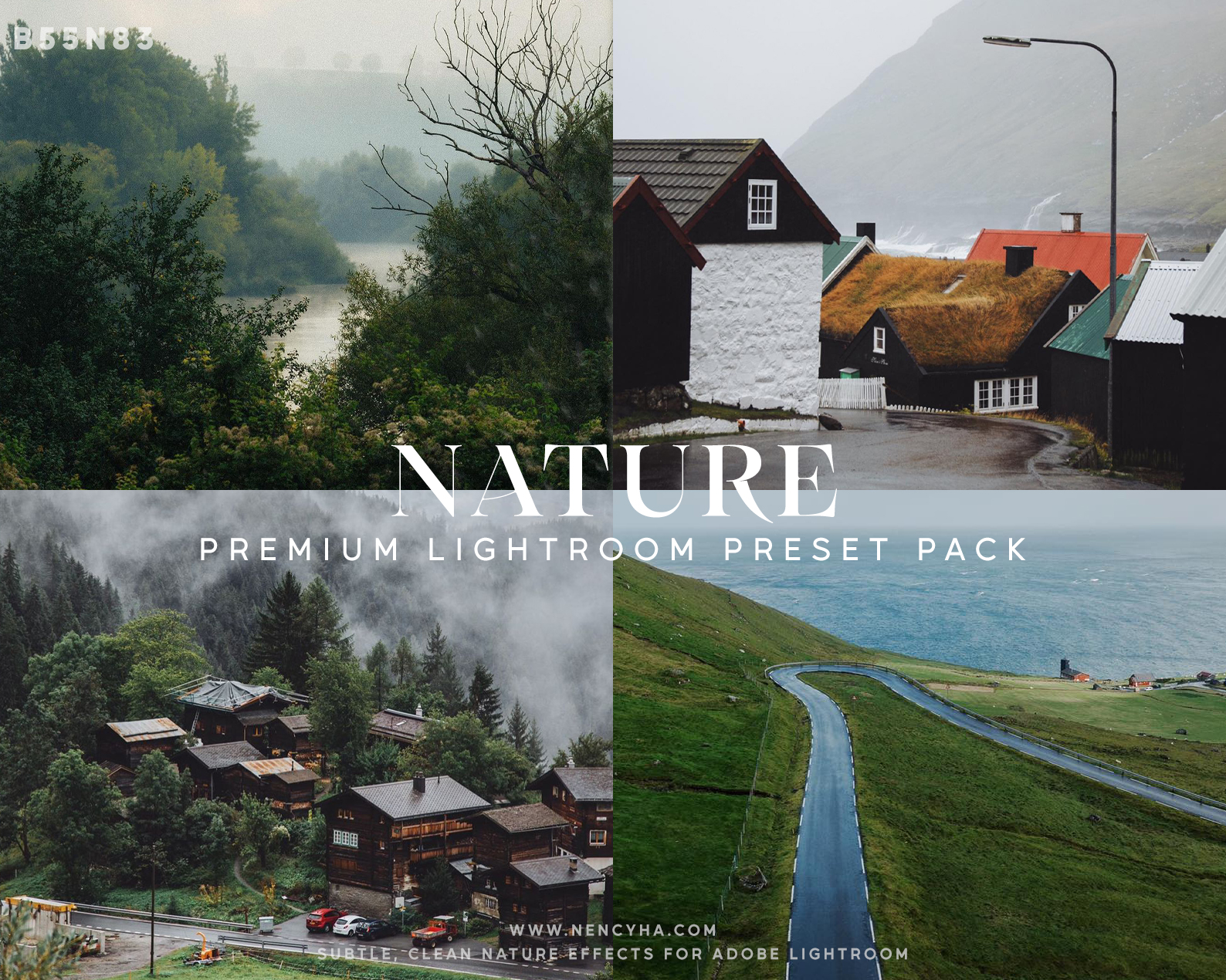 Gói Preset Tone Màu Dành Cho NAG Thiên Nhiên Đầy Cảm Hứng (LR) B55N83 1 NA B55N83 1
