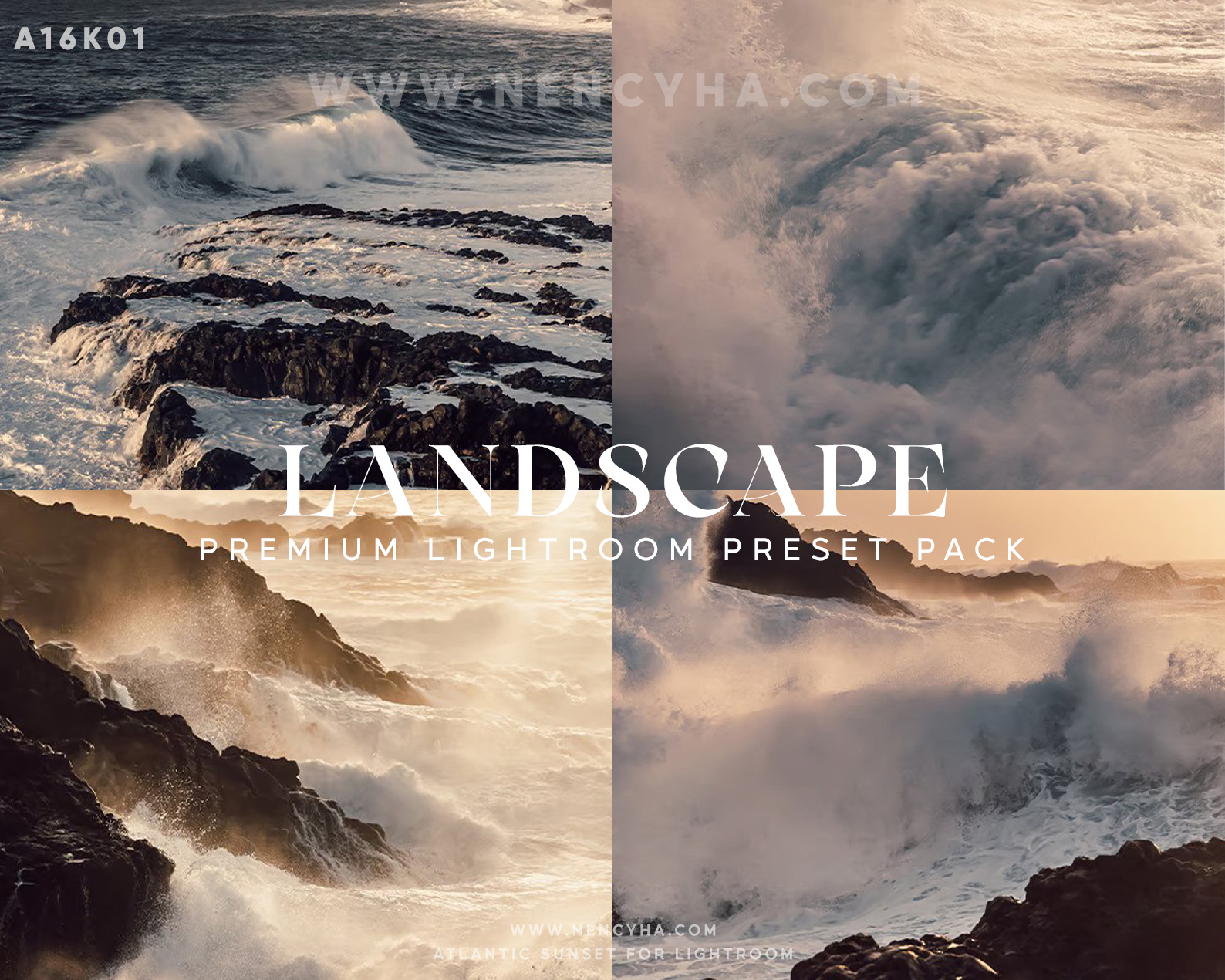 Gói preset dành cho ảnh chụp phong cảnh với tone màu hoàng hôn lấy cảm hứng từ Hoàng hôn Đại Tây Dương (xmp/acr, dng) A16K01 1 A16K01