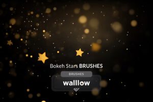 nencyha.com bokeh star lights photoshop digital brush set 2