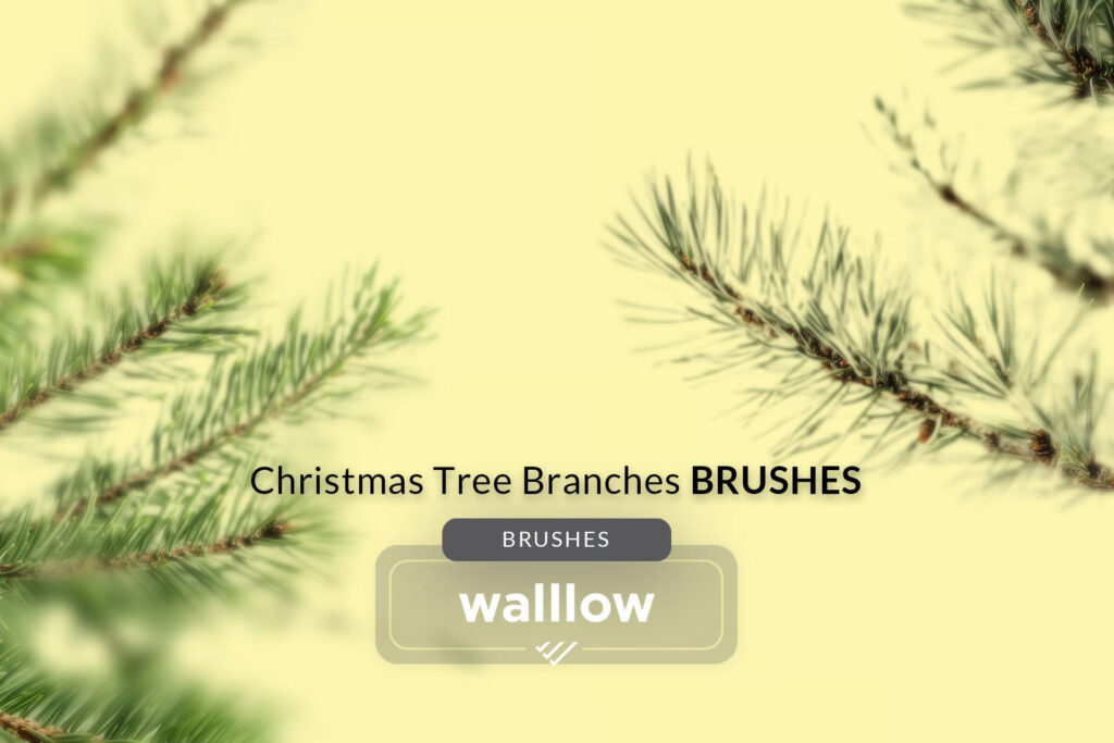 Christmas Tree Branches Photoshop Brushes Free Download 1 nencyha.com christmas tree branches photoshop brushes 2