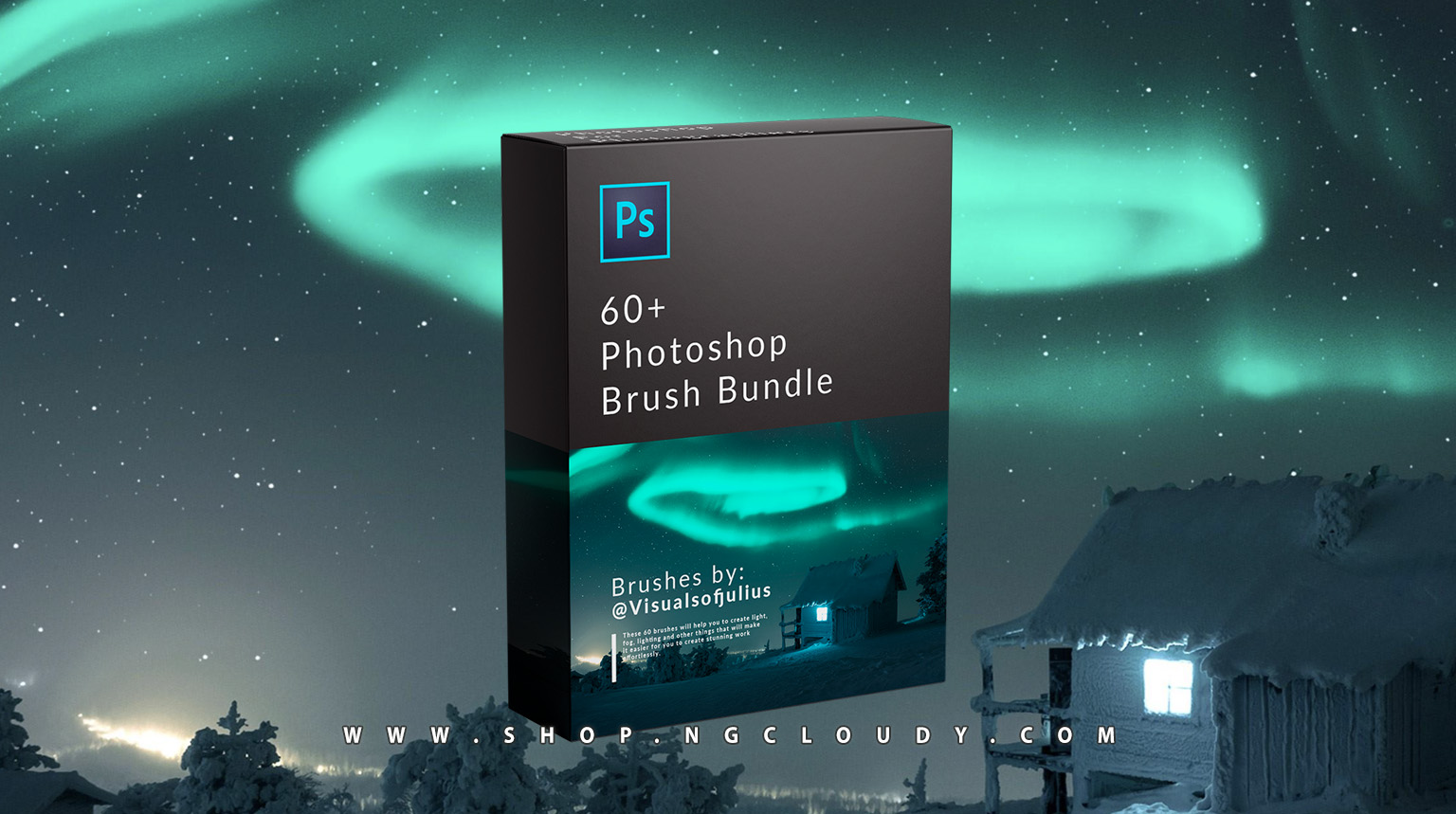 VisualsofJulius – Brush Pack V1 – Gói 60+ Brush Chất Lượng Cao Chủ Đề Ánh Sáng – Brush Bundle Lighting Effects (ABR, MP4) BR430L4E 1 BR430L4E