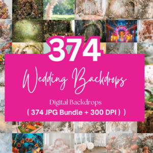 Wedding Digital Backdrop Bundle – Gói phông nền kỹ thuật số cho đám cưới