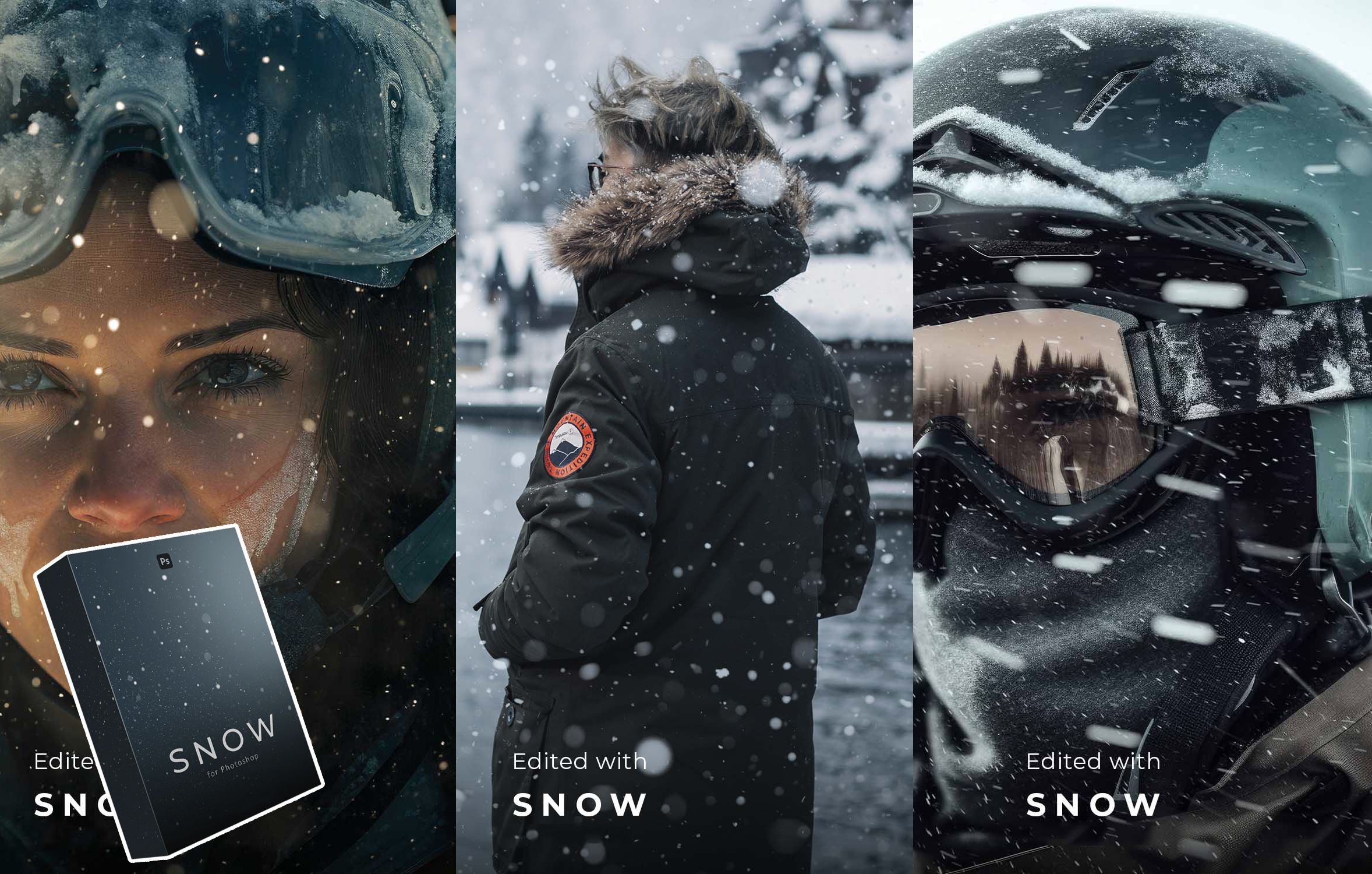 Tạo hiệu ứng tuyết cho ảnh mùa đông với gói SNOW dành cho Photoshop (JPG) S91N13 1 SNOW 1