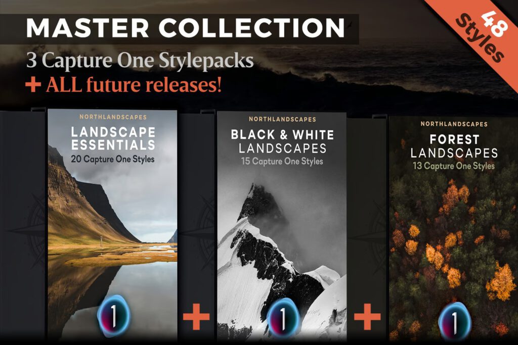 Master Collection: 3 Capture One Stylepacks for Landscape & Travel Photography – Bộ Presets Dành Cho NAG Phong Cảnh và Du Lịch (costylepack) 1 master collection all capture one stylepacks for landscape photography