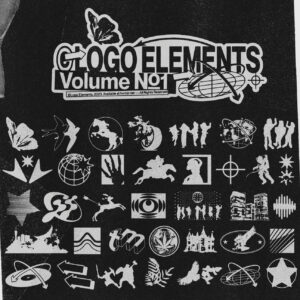 Logo Elements (Volume 01) – Bộ sưu tập này bao gồm 62 mẫu logo có sẵn (png, svg, pdf) K39M77