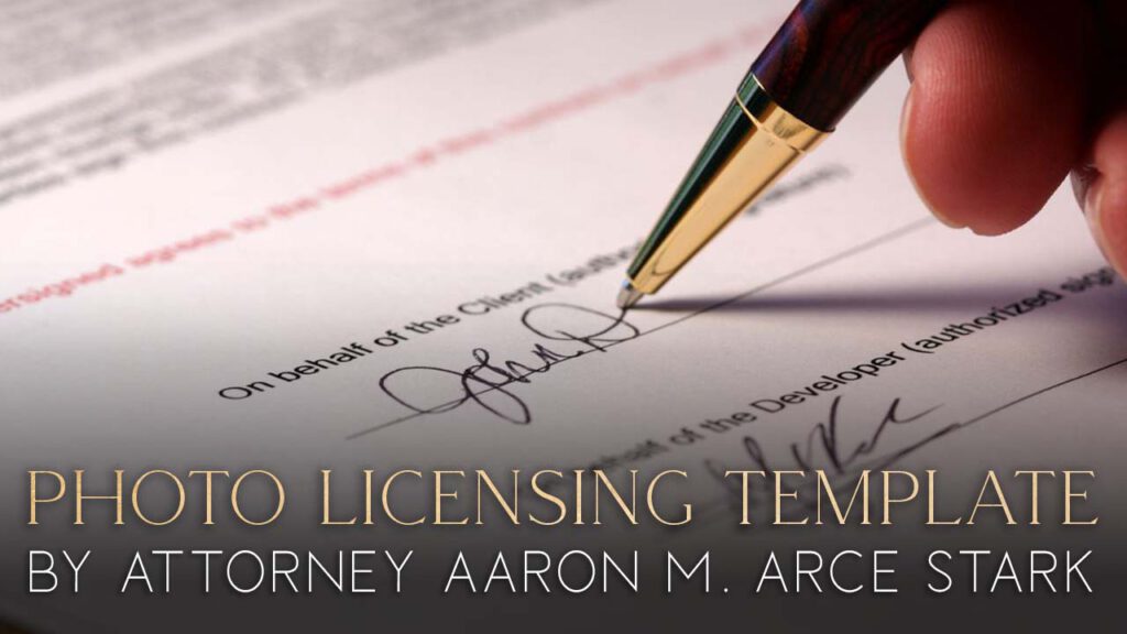 Portrait Masters: Photo Licensing Template – Mẫu hợp đồng sử dụng hình ảnh 1 portrait masters photo licensing template