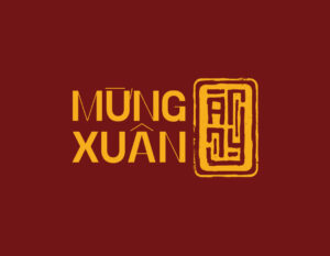 Typography Tết Ất Tỵ Chúc mừng năm mới Happy New Year 2025 (Ai, PSD)