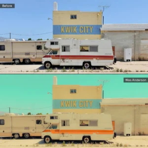 wes anderson inspired lightroom presets pack goi presets phong cach tham my dac trung cua wes anderson 6