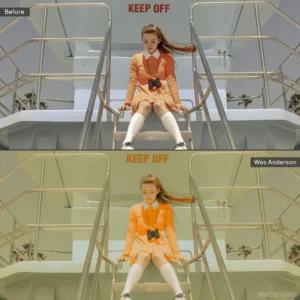 wes anderson inspired lightroom presets pack goi presets phong cach tham my dac trung cua wes anderson 7