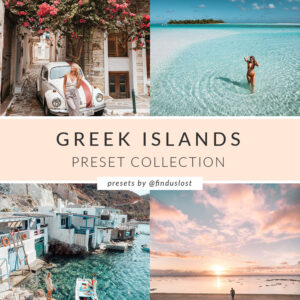 Find Us Lost - Greek Islands Collection – Bộ Sưu Tập Preset Dành Cho Ảnh Du Lịch