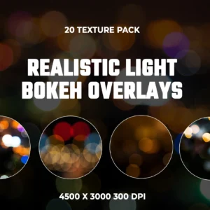 Realistic Light Bokeh Overlays – 20 Lớp phủ Bokeh ánh sáng thực tế (png) O73V77