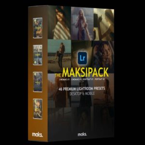 The MAKSIPACK - Maks Photography (Presets + Tutorial) – Sự kết hợp tuyệt đỉnh 46 Preset phong cách điện ảnh chuyên nghiệp (xmp/acr, dng) L70S60