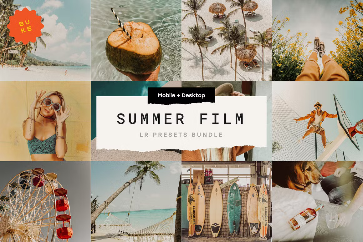 Creative Market - 15 Summer Film Lr Presets Bundle (Desktop & Mobile) – Gói Preset Màu Film VSCO Chỉnh Sửa Ảnh Mùa Hè Chuyên Nghiệp (lr, xmp/acr, dng) A84X03 1 Creative Market - 15 Summer Film Lr Presets Bundle (Desktop & Mobile) – Gói Preset Màu Film VSCO Chỉnh Sửa Ảnh Mùa Hè Chuyên Nghiệp (lr, xmp/acr, dng) A84X03