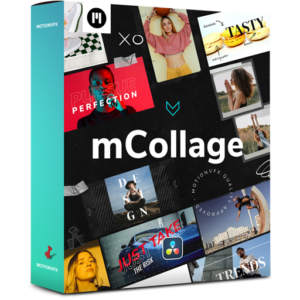 MotionVFX - mCollage DVR – Một loạt các thành phần ghép ảnh đa dạng cho DaVinci Resolve (drfx) D79R06