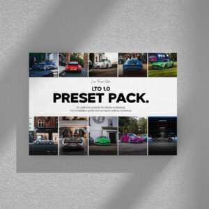 LTO 1.0 Preset Pack – Bộ sưu tập 19 Preset dành cho nhiếp ảnh xe hơi - "dân" ghiền xe (xmp/acr) X86H75