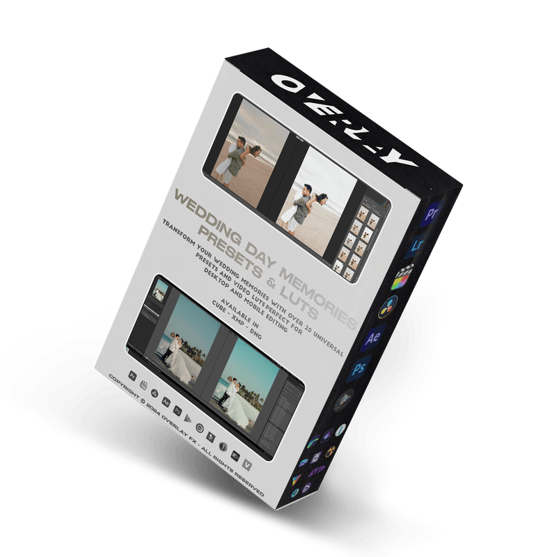 Overlay - Wedding Day Memories Presets and LUTs Pack – Bộ sưu tập Preset và LUT toàn diện được thiết kế để nâng cao phim cưới của bạn (xmp/acr, cube, dng) A91X20 1 overlay wedding day memories presets and luts pack bo suu tap preset va lut toan dien duoc thiet ke de nang cao phim cuoi cua ban 1