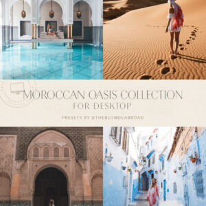 A Blonde Abroad Travel Pack - Morocco – Bộ sưu tập Preset dành cho ảnh chụp du lịch (lr) A97X12