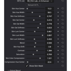 Rocket Rooster Film Labs Skin Enhancer DCTL Davinci — Công cụ chỉnh màu da đẹp tự nhiên dễ dàng và nhanh chóng Z99P36