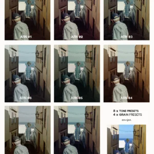 envijon nostalgia photo collection bo suu tap preset mang phong cach hoai niem va film borders dust scratches light leaks 7