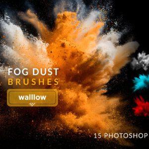 15 Pack Fog Dust Brushes for Photoshop — Bộ 15 cọ Fog Dust Brushes không khí điện ảnh (abr) A108X69