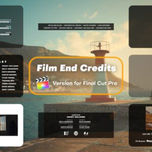 Film End Credits Final Cut Pro X — Mẫu giới thiệu cuối phim dành cho Final Cut Pro P109V00