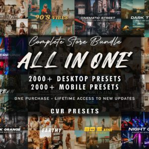 CVR Presets - Complete Store Bundle AIO — Bộ sưu tập hơn 4000+ Preset đình đám nhiều chủ đề nhiều phong cách của CVR Presets (xmp/acr, dng) R112C76