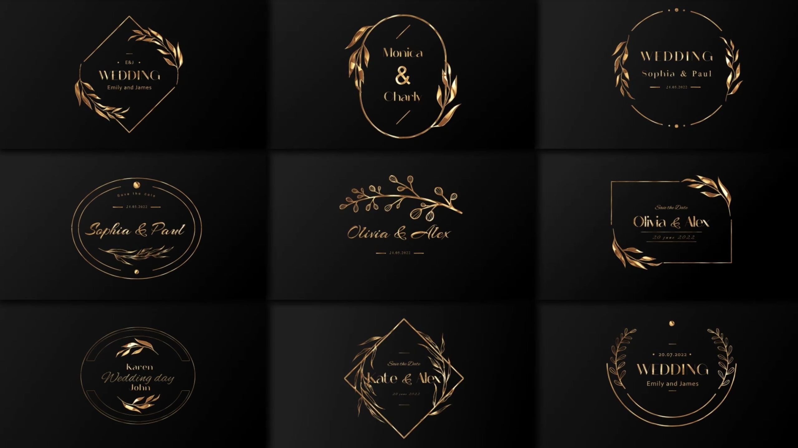 Golden Wedding Titles 4K — Tiêu đề Đám cưới Vàng dành cho After Effects (aep) F110T97 1 Golden Wedding Titles 4K — Tiêu đề Đám cưới Vàng dành cho After Effects (aep) F110T97