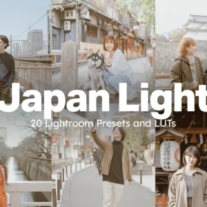 Japan Light Lightroom Presets and LUTs — Bộ sưu tập Preset Lightroom và LUTs màu phim nhật bản nhẹ nhàng (xmp/acr, cube) L113X88