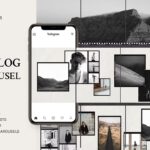 Analog - Carousel Post Templates — Mẫu instant camera films Film Frames(PNG) X116R45