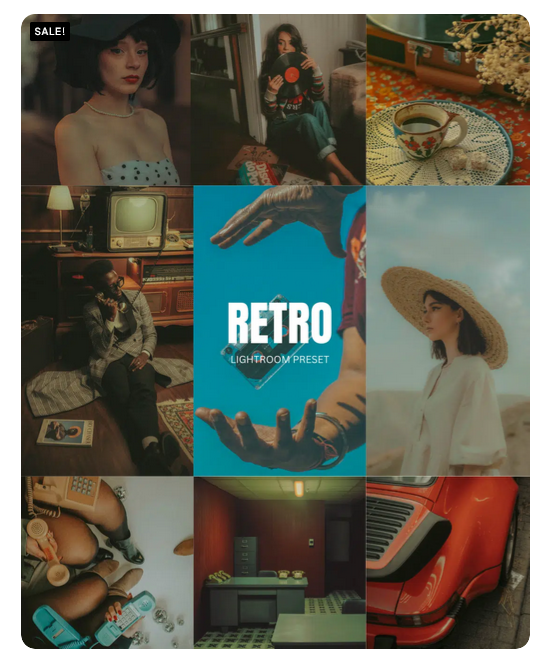 Retro Vibes LR Presets — Preset Màu Retro Vibes (xmp/acr) A122R02 2 Preset Màu Retro Vibes