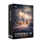VfxStudio - Christmas 4k Winter Video Overlays Pack — Bộ sưu tập Overlay 4K Mùa Giáng Sinh và Năm Mới (mp4) O119P10