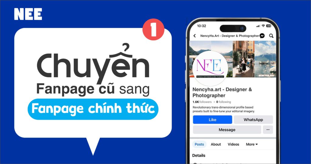 Thông Báo: Chuyển Đổi Fanpage NencyHa 1 ThongbaoFANPAGE