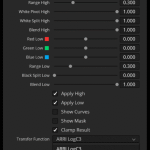 Mononodes - RGB Split Tone DCTLS V2 (dctl) E128X46