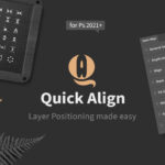Quick Align - Layer Positioning Made Easy — Plugin căn chỉnh vị trí đối tượng trong Photoshop (ccx) R127X77