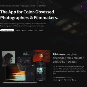 Ứng dụng xử lý ảnh RAW giả lập phim và tạo LUT 3D tất cả trong một A122R76