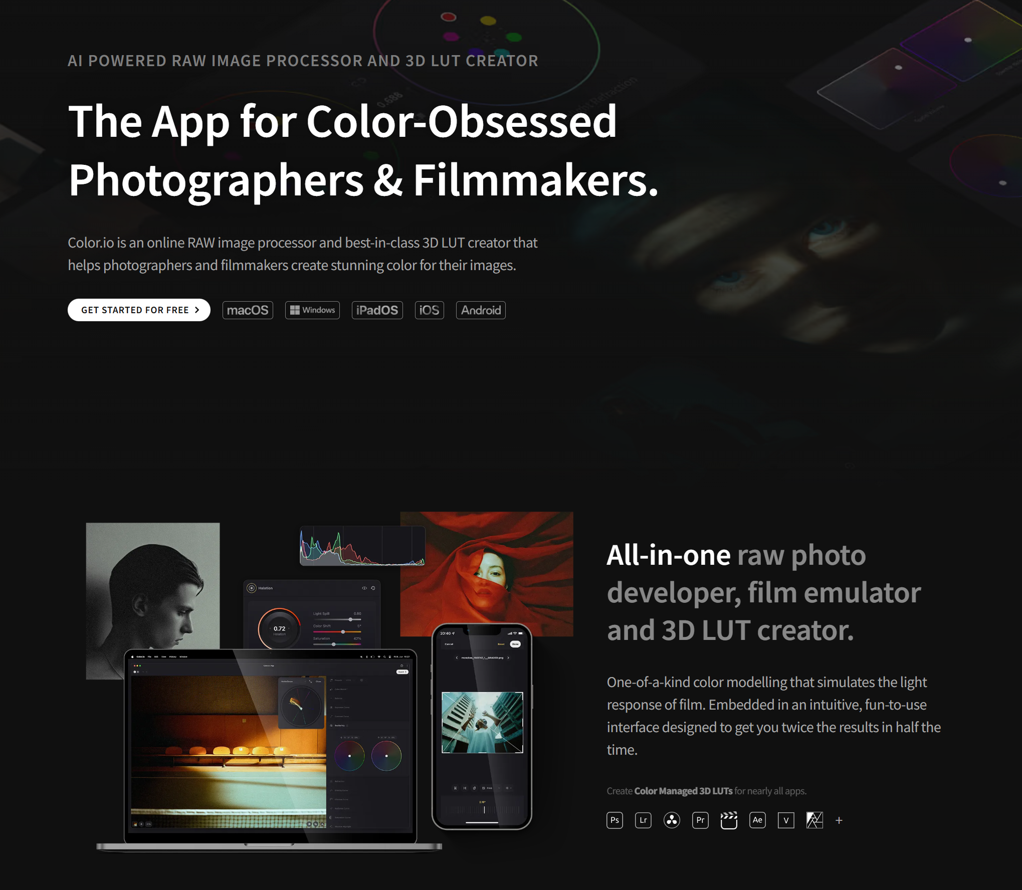 Ứng dụng xử lý ảnh RAW giả lập phim và tạo LUT 3D tất cả trong một A122R76 2 ung dung xu ly anh raw gia lap phim va tao lut 3d tat ca trong mot