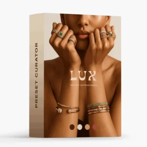 Preset Curator LUX Jewelry Preset Coll — Gói Preset Phong Cách LUX Jewelry (xmp/acr) E130R58