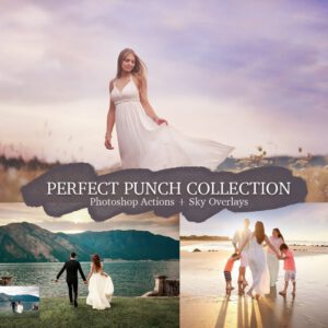 The Perfect Punch Photoshop Actions Sky Overlays — Bộ công cụ Actions Photoshop dành cho chân dung đám cưới và ngoài trời mùa xuân (atn, jpg) R129X20