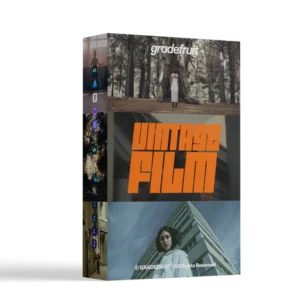 Vintage Film LUTs & LR Presets — Gói Preset và LUTs màu sắc phai nhạt của phim cổ điển (xmp/acr, cube, drx) D129X56