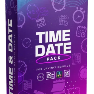 Time & Date Pack For Davinci — Gói Thời gian & Ngày tháng dành cho Davinci X133D34