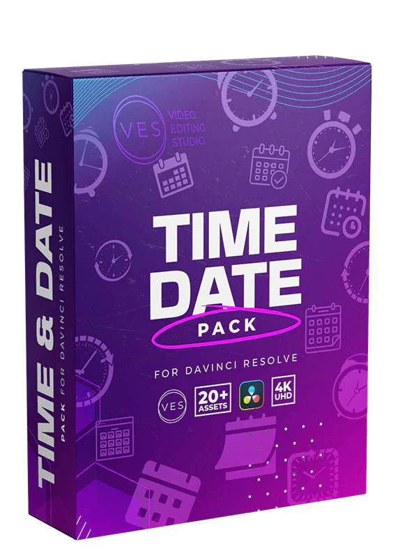 Time & Date Pack For Davinci — Gói Thời gian & Ngày tháng dành cho Davinci X133D34
