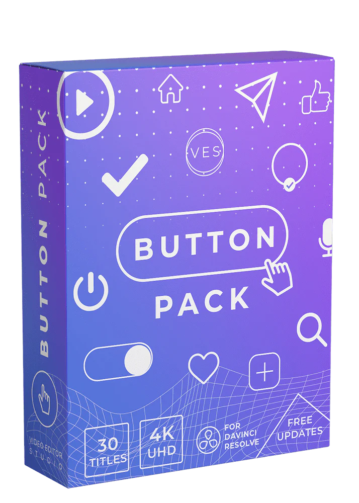 Buttons Title Pack — Tiêu đề video ấn tượng cho phần mền Davinci X133X32