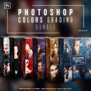 Photoshop Colors Grading - Bundle - Photoshop Actions — Bộ công cụ chỉnh màu Photoshop - Trọn bộ - Các thao tác Photoshop (atn) L135D65