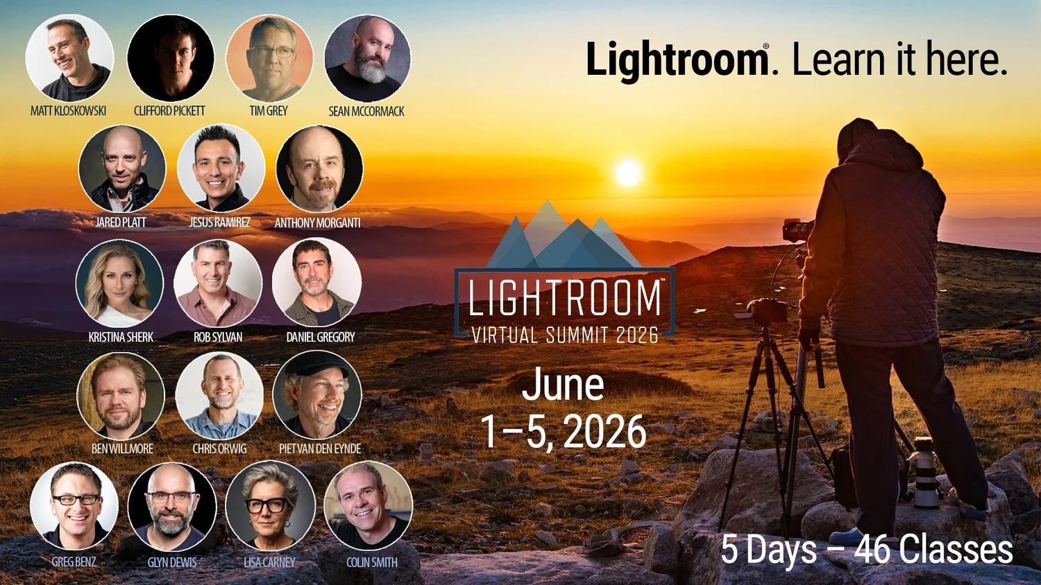 Lightroom Virtual Summit 2026 — Hội nghị thượng đỉnh Lightroom 2026 D137X41