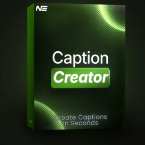 NeoEditFX - Caption Creator Pack (DVR) — 191 mẫu phụ đề + 21 đoạn văn bản cách điệu + 3 hiệu ứng đổ bóng phụ đề kéo thả D136S91